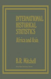 International Historical Statistics Africa and Asia
