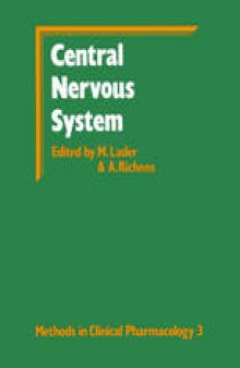 Methods in Clinical Pharmacology—Central Nervous System