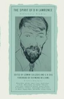 The Spirit of D. H. Lawrence: Centenary Studies