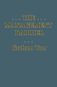 The Management Barrier