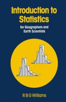 Introduction to Statistics for Geographers and Earth Scientists