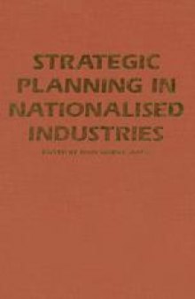Strategic Planning in Nationalised Industries