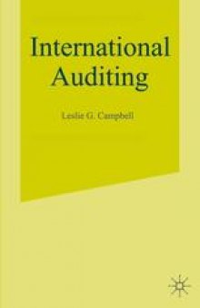 International Auditing: A comparative survey of professional requirements in Australia, Canada, France, West Germany, Japan, the Netherlands, the UK and the USA