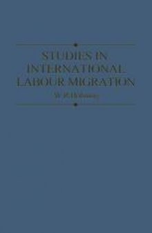 Studies in International Labour Migration