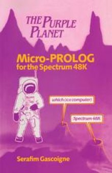 The Purple Planet: Micro-PROLOG for the Spectrum 48K