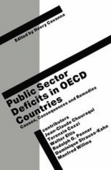 Public Sector Deficits in OECD Countries: Causes, Consequences and Remedies