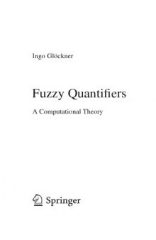 Fuzzy Quantifiers. Computational Theory