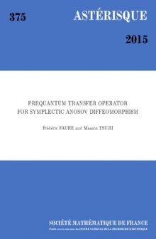 Prequantum transfer operator for symplectic Anosov diffeomorphism
