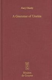 A grammar of Urarina
