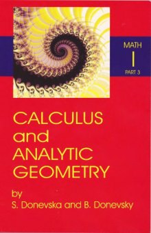 Calculus and analytic geometry, part 3