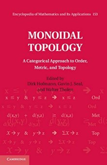 Monoidal Topology: A Categorical Approach to Order, Metric, and Topology