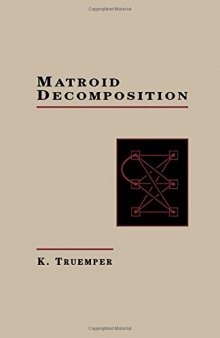 Matroid Decomposition