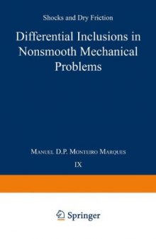 Differential Inclusions in Nonsmooth Mechanical Problems: Shocks and Dry Friction