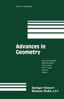 Advances in Geometry: Volume 1