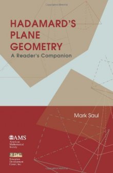 Hadamard's Plane geometry. A reader's companion