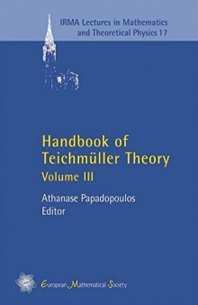 Handbook of Teichmuller theory, Vol.3