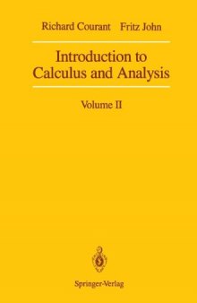 Introduction to Calculus and Analysis: Volume II