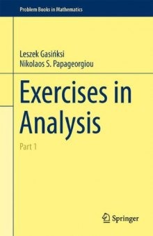 Exercises in Analysis: Part 1