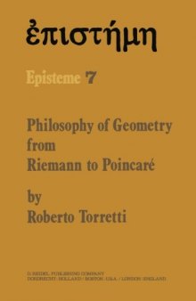 Philosophy of Geometry from Riemann to Poincaré