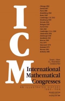 International mathematical congresses: An illustrated history 1893-1986