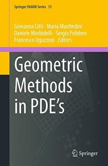 Geometric methods in PDE's