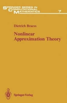 Nonlinear Approximation Theory