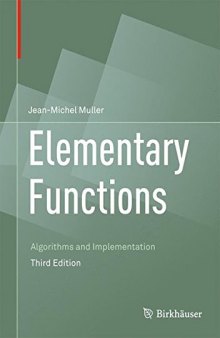 Elementary Functions: Algorithms and Implementation