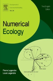 Numerical Ecology, Volume 24, Third Edition