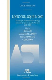 Logic Colloquium 2000