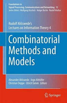 COMBINATORIAL METHODS AND MODELS 4
