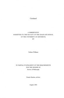 Cataland [PhD thesis]