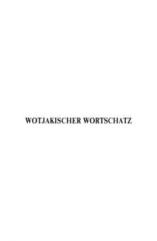 Wotjakischer Wortschatz