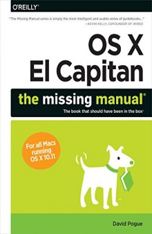 OS X El Capitan: The Missing Manual. Code