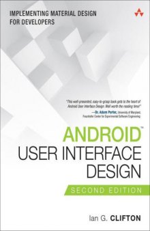 Android User Interface Design: Implementing Material Design for Developers (Usability)