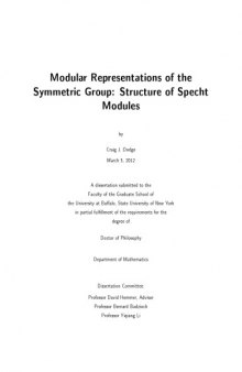 Modular Representations of the Symmetric Group: Structure of Specht Modules [PhD thesis]
