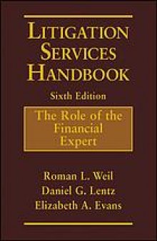 Litigation services handbook : the role of the financial expert