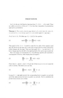 Permutations [expository notes]