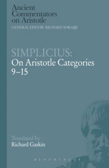 On Aristotle Categories 9-15
