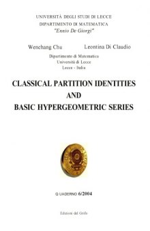 Classical Partition Identities and Basic Hypergeometric Series