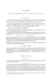 Lie algebras [Lecture notes]