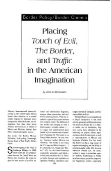 Placing Touch of Evil, The Border and Traffic in the American Imagination