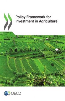 Policy Framework for Investment in Agriculture.