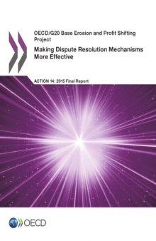 Making dispute resolution mechanisms more effective, action 14-2015 final report.