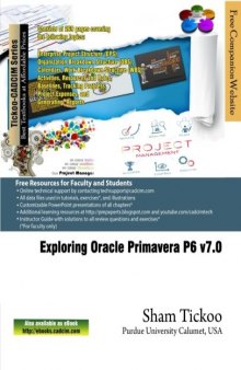 Exploring Oracle Primavera P6 v7.0