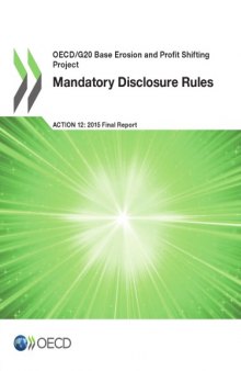 Mandatory disclosure rules, action 12, 2015 final report.