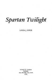 The Spartan Twilight