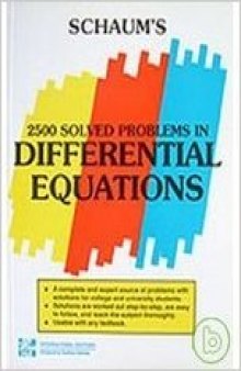 2500 Solved Problems in Differential Equations