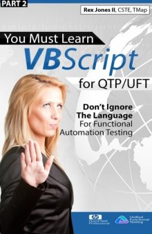 You Must Learn VBScript for QTP/UFT. Part 1