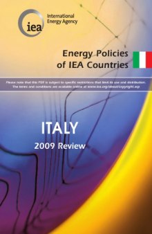 Energy policies of IEA countries : Italy 2009 review