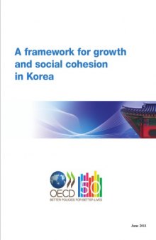 A framework for growth and social cohesion in Korea